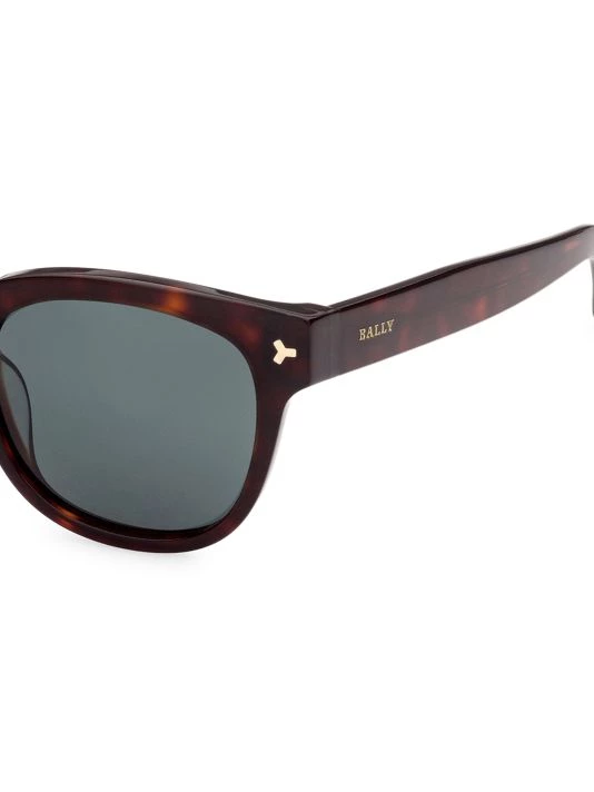 Bally 51MM Plastic Round Sunglasses For Men 5 Bally 51MM Plastic Round Sunglasses For Men - Image 3