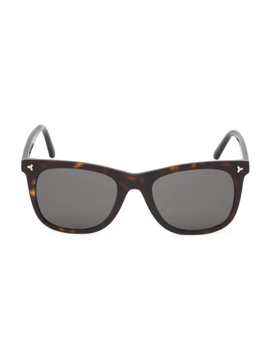 Bally 55MM Tortoiseshell Square Plastic Sunglasses For Men 3 Bally 55MM Tortoiseshell Square Plastic Sunglasses For Men