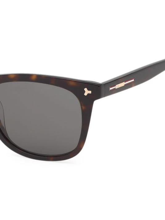 Bally 55MM Tortoiseshell Square Plastic Sunglasses For Men 5 Bally 55MM Tortoiseshell Square Plastic Sunglasses For Men - Image 3