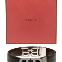 Bally Mirrored Logo Buckle Cut-To-Size Leather Belt For Men -Clinique Sales Shop unnamed file 1123