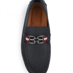 Bally BB Horsebit Pebbled Leather Drivers For Men -Clinique Sales Shop unnamed file 679