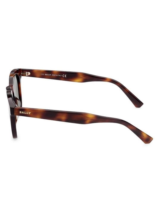 Bally 49MM Plastic Round Sunglasses For Men 5 Bally 49MM Plastic Round Sunglasses For Men - Image 3