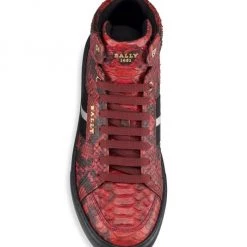 Bally Lift Meson Snakeskin Leather Sneakers For Men -Clinique Sales Shop unnamed file 828