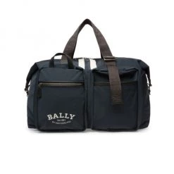 Bally Fesder Leather-Trim Duffle Bag